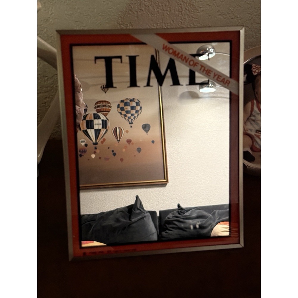 1970 TIME MAGAZINE MIRROR "Woman Of The Year" Vintage Rare 8" X 10" Original